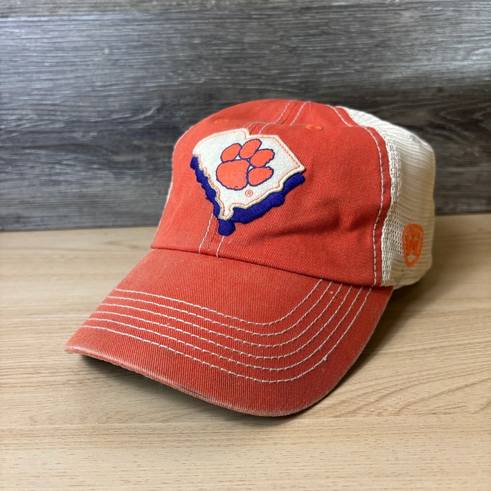 Clemson Tigers Hat Cap Snap Back Orange NCAA College Top Of The World